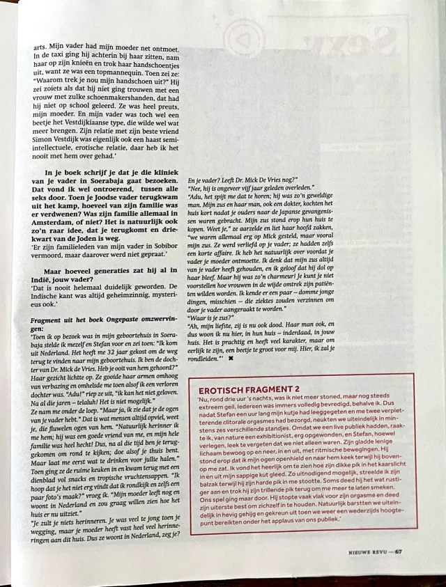 Xaviera Hollander Nieuwe Revu 2026 Pag 67
