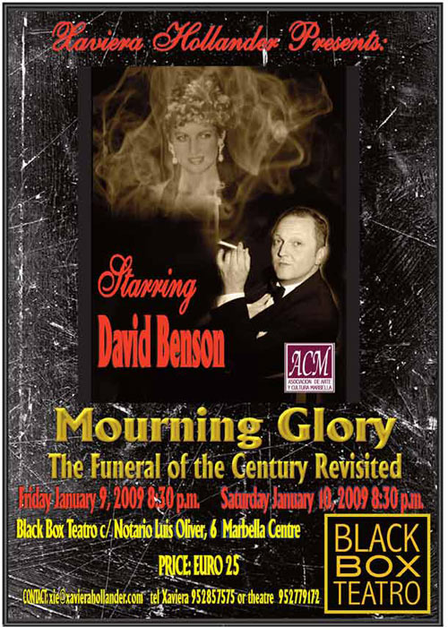 Flyer Mourning Glory play by David Benson