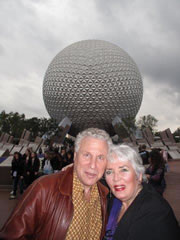 xie and philip in epcot centre